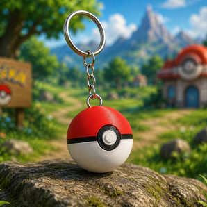 Monster Capture Ball Keychain | Mini Gaming Collectible Accessory